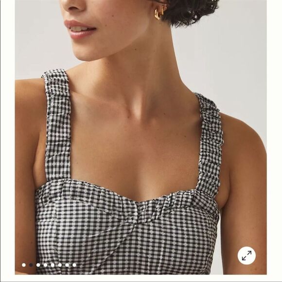 Anthropologie Maeve Sweetheart Mini Dress NWT Size Small - Picture 4 of 10